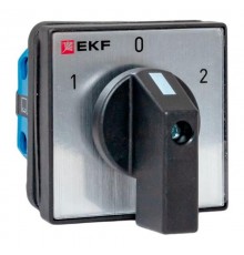 Переключатель кулачковый ПК-1-41 10А 1P "1-0-2" IP65  pk-1-41-10-65  EKF