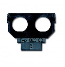 Суппорт (цоколь) для 2-х разъёмов Twinax  1764-0-0166   2CKA001764A0166  ABB