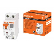 Выключатель автоматический дифференциального тока АВДТ 64 1п+N 32А C 30мА тип A  SQ0205-0008  TDM