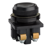 Выключатель кнопочный КЕ 011-У3-исп.2 (черный)  264480  КЭАЗ