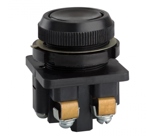 Выключатель кнопочный КЕ 011-У3-исп.4 (черный)  264483  КЭАЗ