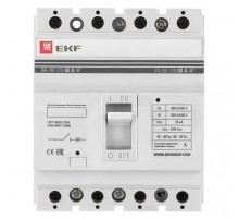 Выключатель автоматический ВА-99 125/80А 4P 25кА EKF  mccb99-125-80-4P  EKF
