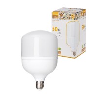 Лампа светодиодная T-50 Вт-230 В-4000 К-E27 (125x206 мм) НАРОДНАЯ  SQ0340-1646  TDM