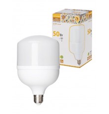 Лампа светодиодная T-50 Вт-230 В-4000 К-E27 (125x206 мм) НАРОДНАЯ  SQ0340-1646  TDM