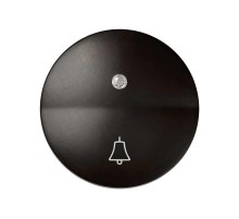 Simon 88 Клавиша для выключателя одноклавишного с подсветкой, с пиктограммой "звонок", S88, коричневый  88015-32  Simon