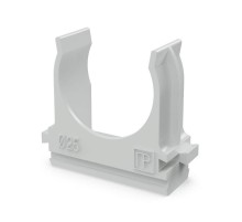 Крепёж-клипса для труб Полистирол д25 (100шт/1000шт уп/кор)  PR.02725  Промрукав