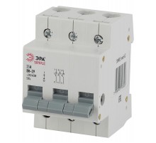 Выключатель нагрузки модульный (мини-рубильник) ВН-29 3P 25А SIMPLE-mod-64 ЭРА SIMPLE  Б0039254  ЭРА