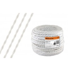 Ретро провод "Эко" 2х2,5 витой ГОСТ белый (20м)  SQ2801-0202  TDM