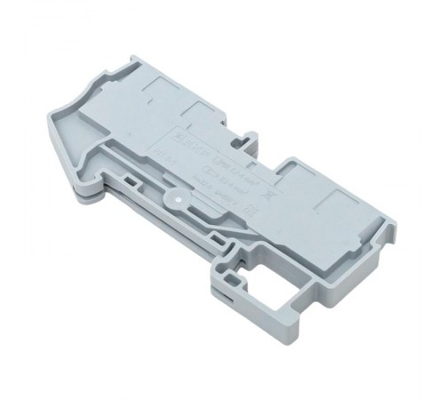 Клеммная колодка пружинная 4 Push-in 4 вывода серая PIT-4-4  EKF