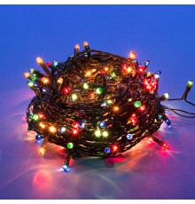 Гирлянда с контроллером  UDL-S1000-200/DGA MULTI IP20 MINI, 10м. 200 миниламп накаливания. мультиколор. шнур зеленый  UL-00003945  Uniel