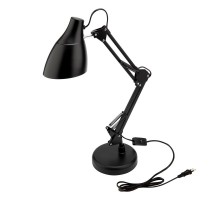 Светильник настольный Рубикон на металлической стойке с основанием, с цоколем Е27, 60 Вт, цвет антрацит  603-1010  Rexant