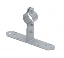 Держатель молниеприемного стержня 40 мм на пластине, гор. цинк, 395103  МД-103-ГЦ   Ostec