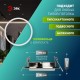 Светильник встраиваемый точечный под лампу GX53 KL35 SN /1 (к) 220V, 13W,сатин никель  Б0048943  ЭРА