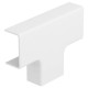 Крышка T-образной секции кабельного канала WDK 15x73x50 мм (ABS-пластик,белый) (WDK HT13025RW)  6192451  OBO Bettermann