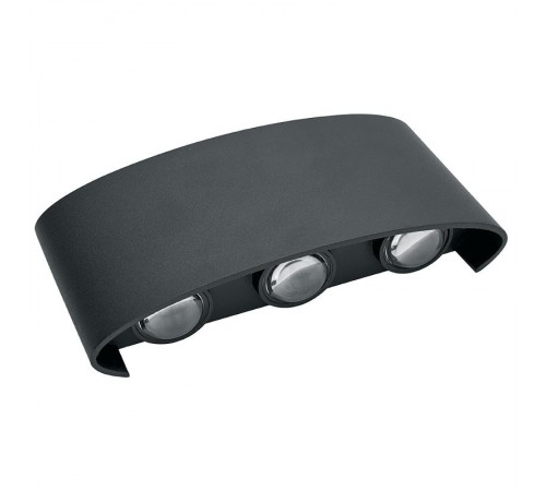 Светильник светодиодный архитектурный уличный DH101, 6*1W, 450Lm, 4000K, черный  06310  Feron