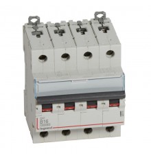 Выключатель автоматический четырехполюсный DX3 10000 16А B 16кА  409065  Legrand