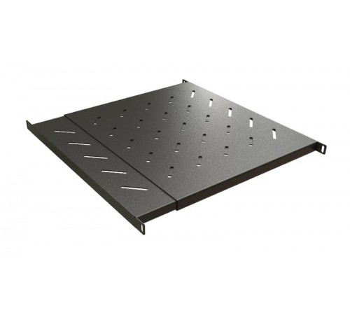 TSD3L-0.5U-405/700-RAL9005 Полка c 19'' креплением, раздвижная, 0.5U, с регулируемой глубиной установки от 405 мм-700 мм 443446  Hyperline