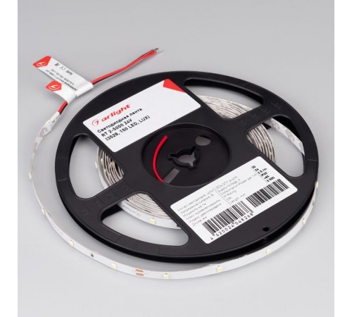 Лента светодиодная RT 2-5000 24V Cool 8K 0.5x (3528, 150 LED, LUX) (arlight, 2.9 Вт/м, IP20)  019916(1)  Arlight
