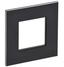 SKANDY Рамка 1-местная SK-F31Bl металл черный   SK-M12-M-K02  IEK