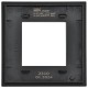 SKANDY Рамка 1-местная SK-F31Bl металл черный   SK-M12-M-K02  IEK