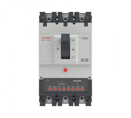 Авт. выкл. YON pro MNX630M 3P 630A 100kA при AC415V расц. ETS  MNX630M3PETS0630  DKC