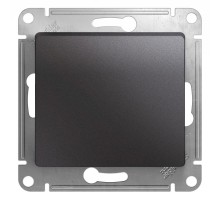Glossa Графит Выключатель 1-клавишный, сх.1, 10AX  GSL001311  SE