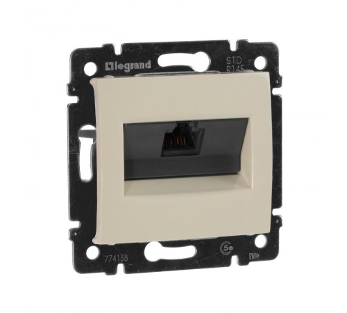 Valena Сл. кость Розетка комп(RJ45) 1-ая 5 кат.крепление винт.(без лапок)  774138  Legrand