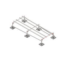 Опорная конструкция для установки оборудования TECHNORAPTOR STEELFOOT 1200х3000 тип 2  KM-TR-STF-SSEI-1200-3000-2  КМ - профиль