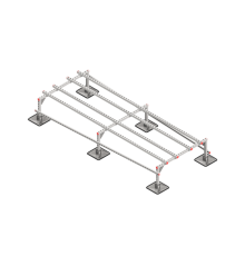 Опорная конструкция для установки оборудования TECHNORAPTOR STEELFOOT 1200х3000 тип 2  KM-TR-STF-SSEI-1200-3000-2  КМ - профиль