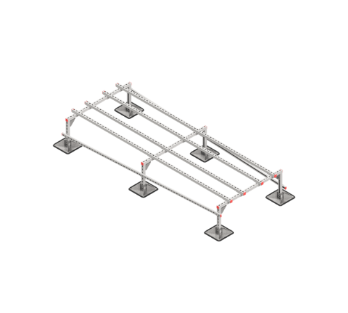Опорная конструкция для установки оборудования TECHNORAPTOR STEELFOOT 1200х3000 тип 2  KM-TR-STF-SSEI-1200-3000-2  КМ - профиль