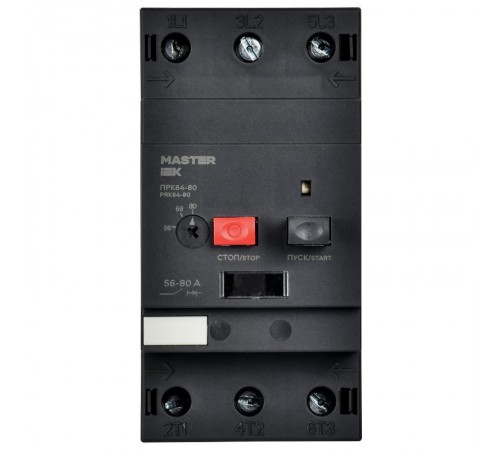 Пускатель ручной кнопочный ПРК64-80 In=80A Ir=56-80A Ue 660В  DMS22-80  IEK