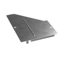 Крышка переходника правого Стандарт INOX (AISI 304) 400х200  PR16.5778  Промрукав