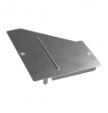 Крышка переходника правого Стандарт INOX (AISI 304) 400х200  PR16.5778  Промрукав