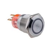 Кнопка IP67, с подсветкой, зеленая, с возвратом, 1NO+1NC, 220В AC, MT67-R220G11  107347  ОВЕН