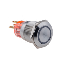 Кнопка IP67, с подсветкой, зеленая, с возвратом, 1NO+1NC, 220В AC, MT67-R220G11  107347  ОВЕН