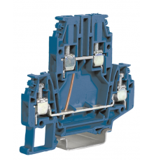 DBC.4/CI/ (Ex)i Клемма проходная 4 кв.мм., 2 уровня, уровниперемкнуты, винт  ZDB517  DKC