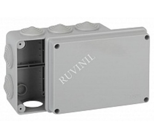 Коробка распределительная для о/п 150х110х70 10 вводов IP55  67053  Рувинил
