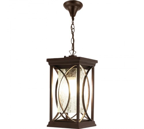 Светильник садово-парковый, 60W 230V E27 коричневый, PL652 (на цепочке500мм)  11650  FERON