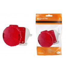 Розетка 135 стационарная 3Р+РЕ+N 63А 380В IP54   SQ0602-0008  TDM