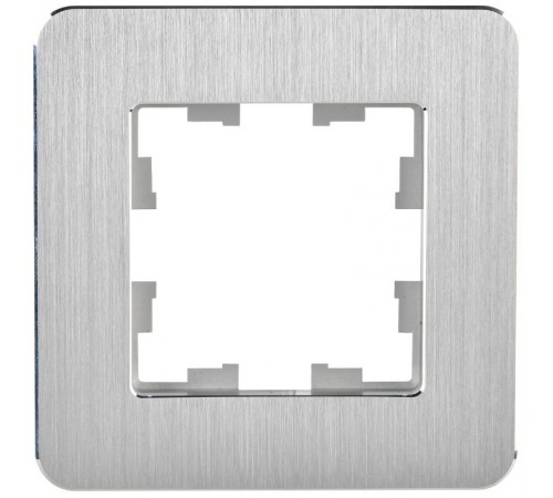 BRITE Рамка 1-ая РУ-1-1-Бр металл алюминий RE AL  BR-M12-M-21-K47  IEK