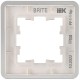BRITE Рамка 1-ая РУ-1-1-Бр металл алюминий RE AL  BR-M12-M-21-K47  IEK