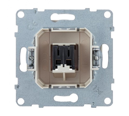 SUNO Аудиорозетка с пружинными зажимами одиночная. Цвет "Слоновая кость"  721292  Legrand