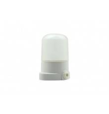 Светильник  НББ 02-60-001 для бани керамика/стекло прямой IP54 E27 max 60Вт 135х110х85 белый  Б0064005  ЭРА