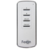 Выключатель дистанционный 230V 1000W TM72 2-х канальный 30м с пультом управления, белый  23262  FERON