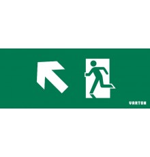 Пиктограмма (Наклейка) Фигура / Стрелка Влево Вверх для аварийно-эвакуационного светильника IP20  V1-R0-70354-21A01-2017  VARTON