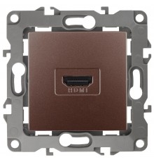 Розетка HDMI 12-3114-13  ,  бронза  Б0027488  ЭРА
