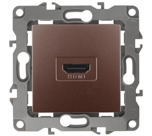 Розетка HDMI 12-3114-13  ,  бронза  Б0027488  ЭРА