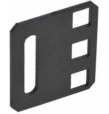 ITK Переходник с 21" на 19" 1U черный  AD05-01U-R  ITK