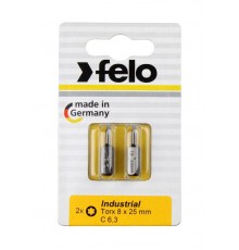 Бита серии Industrial TX 8х25, 2шт на блистере  02608036  Felo