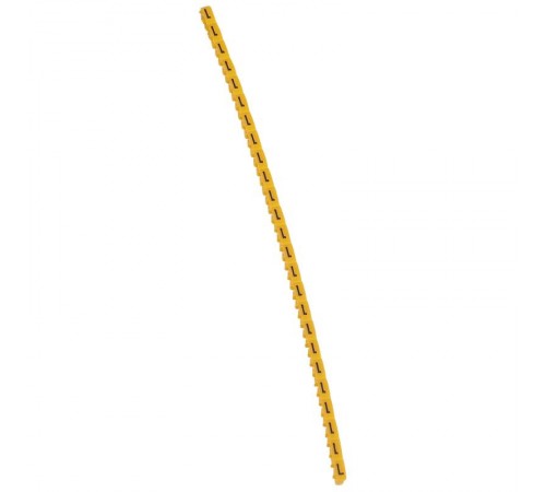 Маркер CAB 3 - для кабеля 0,15-0,5 мм - заглавная буква L  038121  Legrand